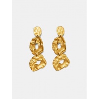 Gold Jade Earrings